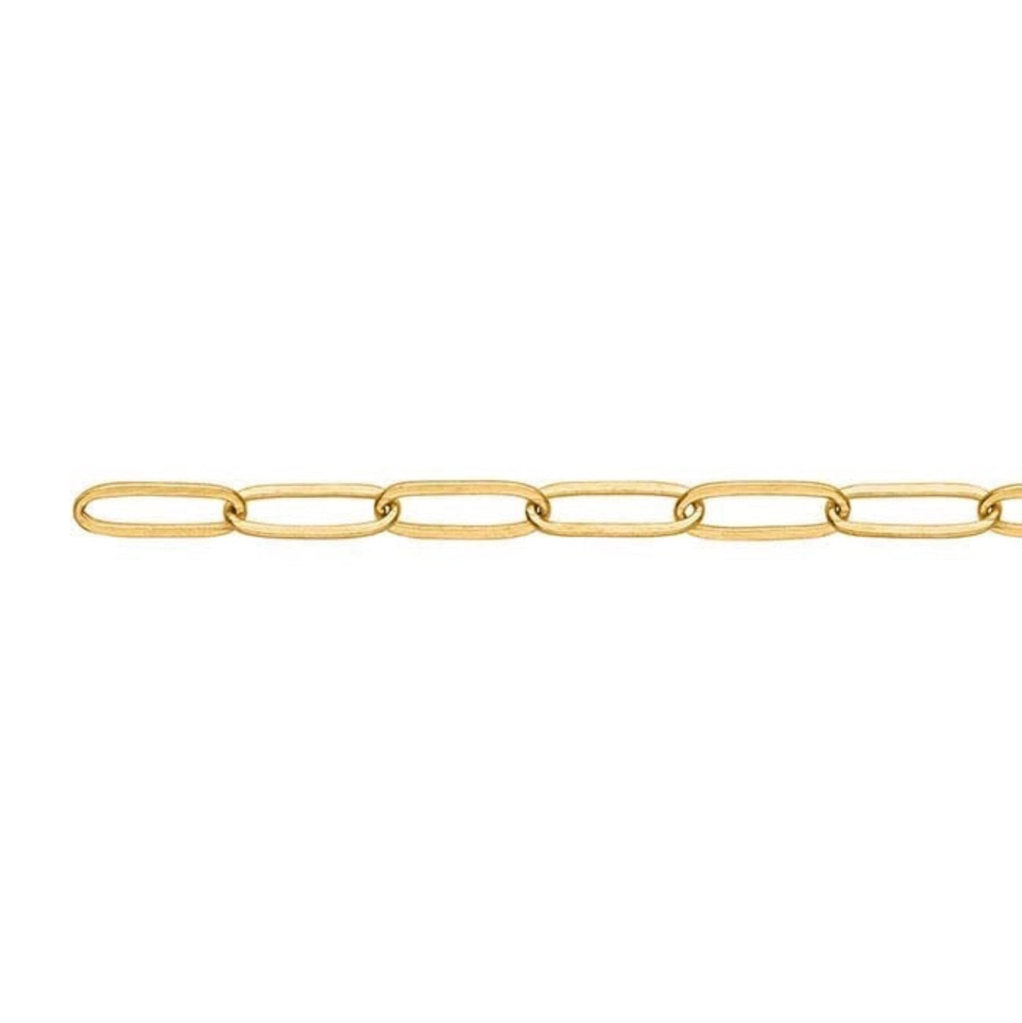 10K Gold 2mm Flat Oval