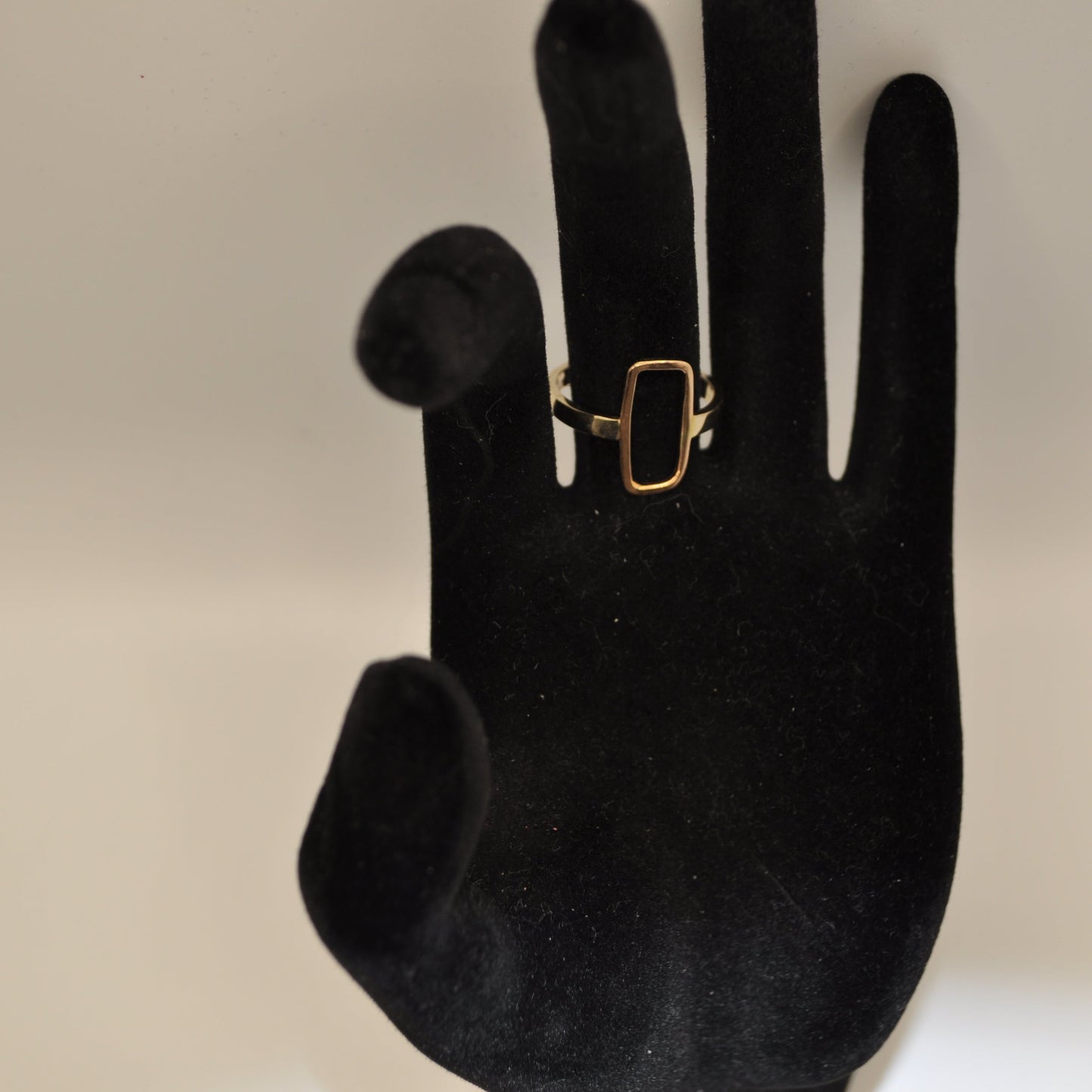 Silver ring with gold Accent
