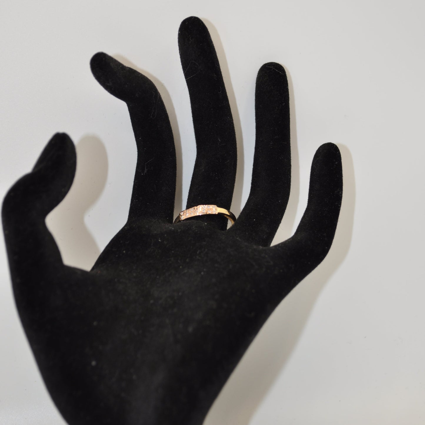14k Gold Signet Diamond Ring