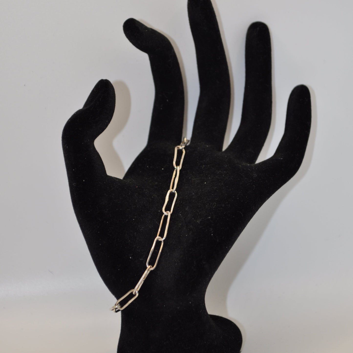 Silver Paperclip Bracelet