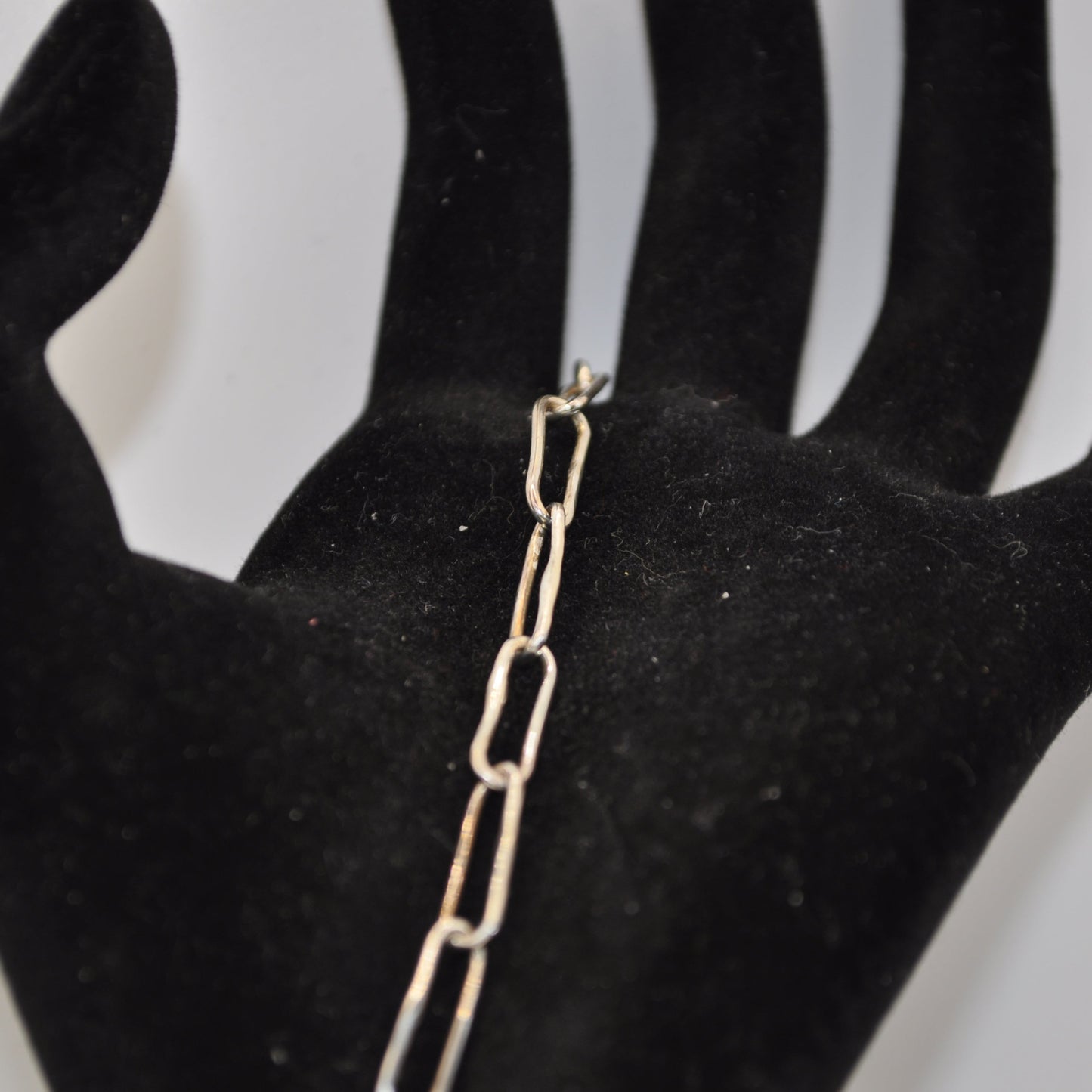 Silver Paperclip Bracelet