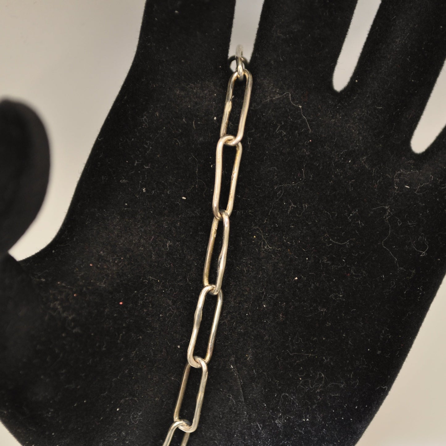 Silver Paperclip Bracelet