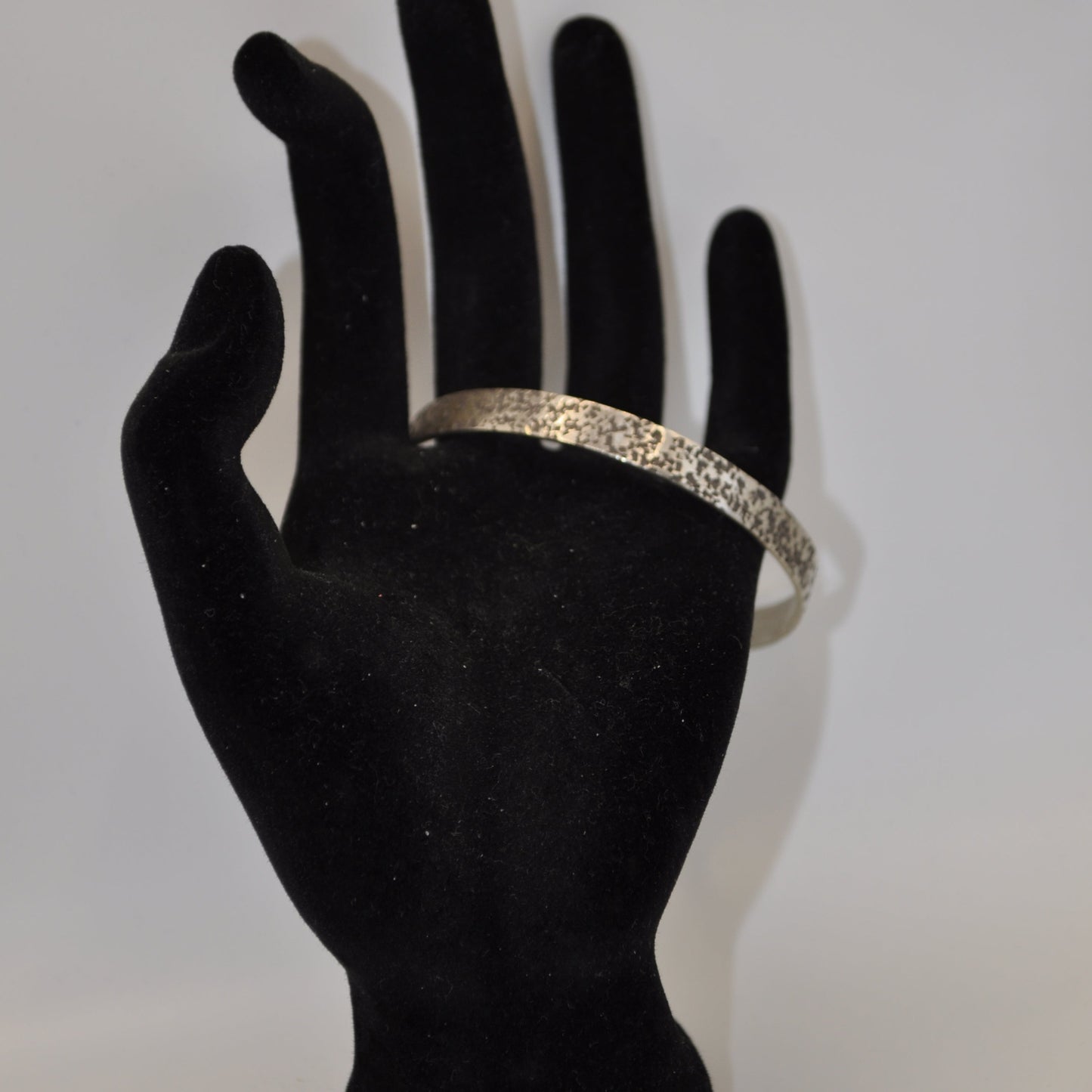 Customizable Silver Cuff Bracelet