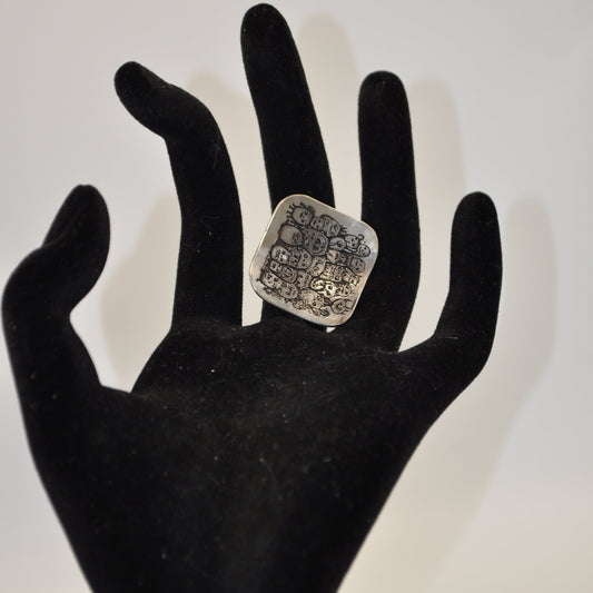 Sterling Silver Monster Ring