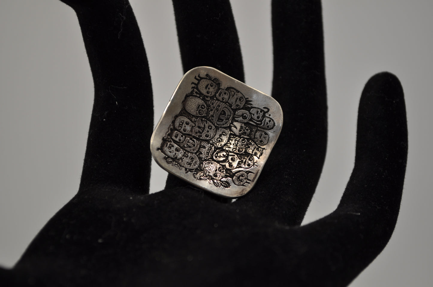 Sterling Silver Monster Ring