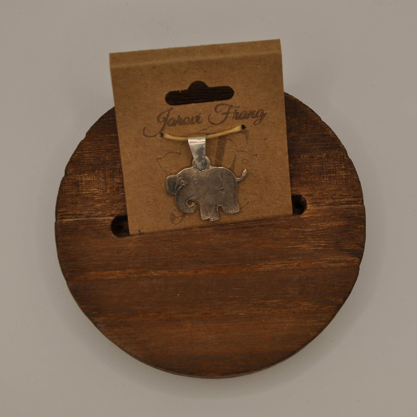Silver Handmade Elephant Pendant