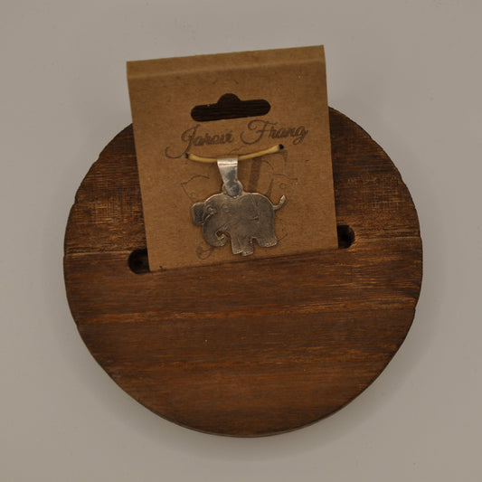 Silver Handmade Elephant Pendant