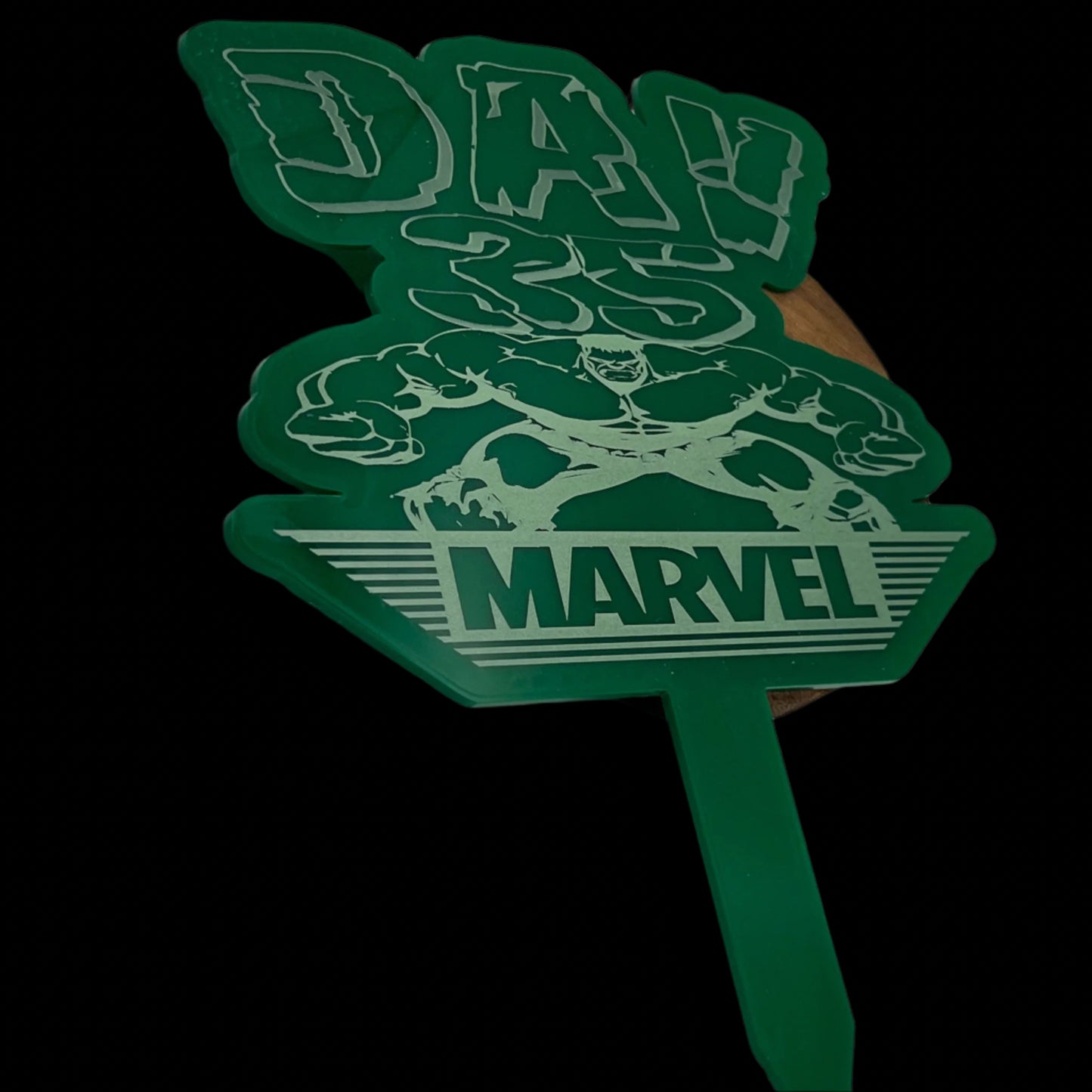Personalized Acrylic Cake Topper