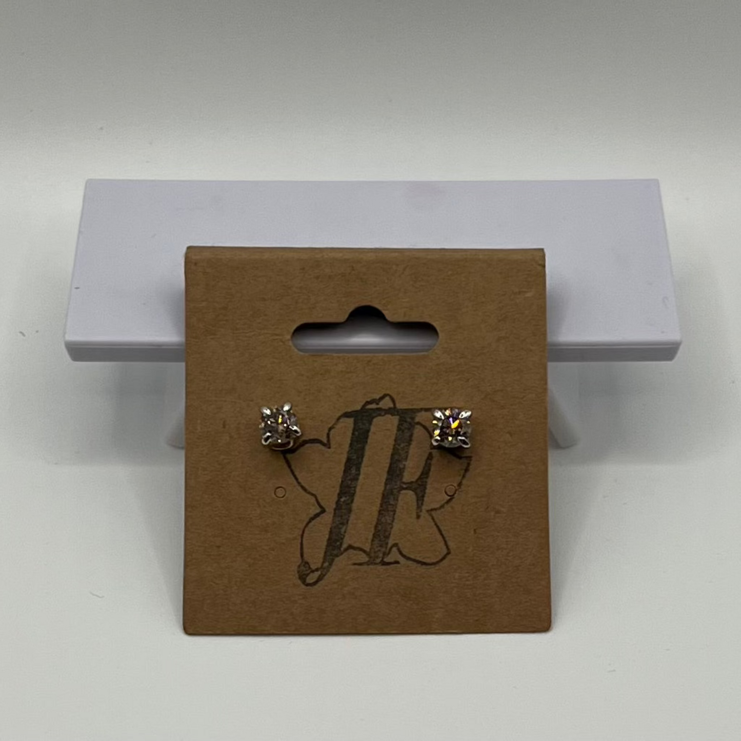 Chocolate Diamond Stud Earring