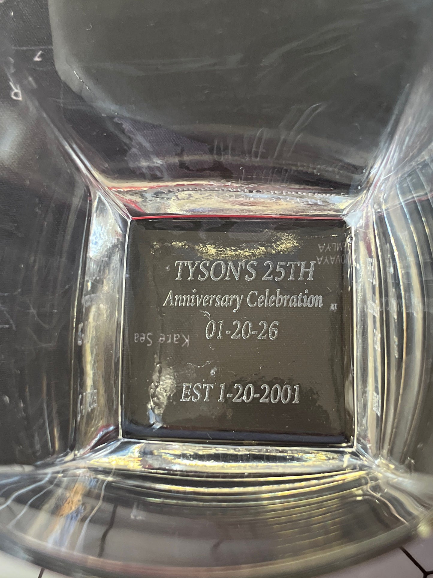 Engraved Glass