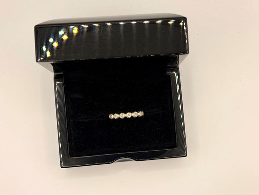 Emerald Cut Sterling Silver Ring – Size 8.5 in black velvet box by Jarovi Frang